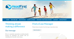 Desktop Screenshot of head-first.org